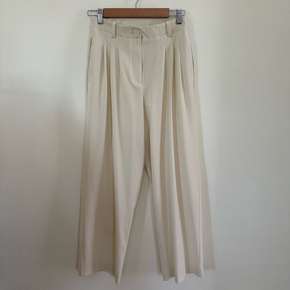 American Vintage Kabird Trousers cream/butter yellow